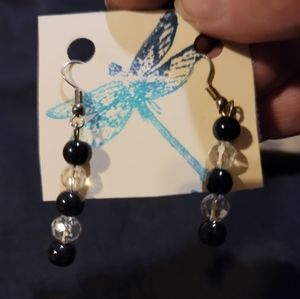 Fish Hook Style Earrings Faux beads